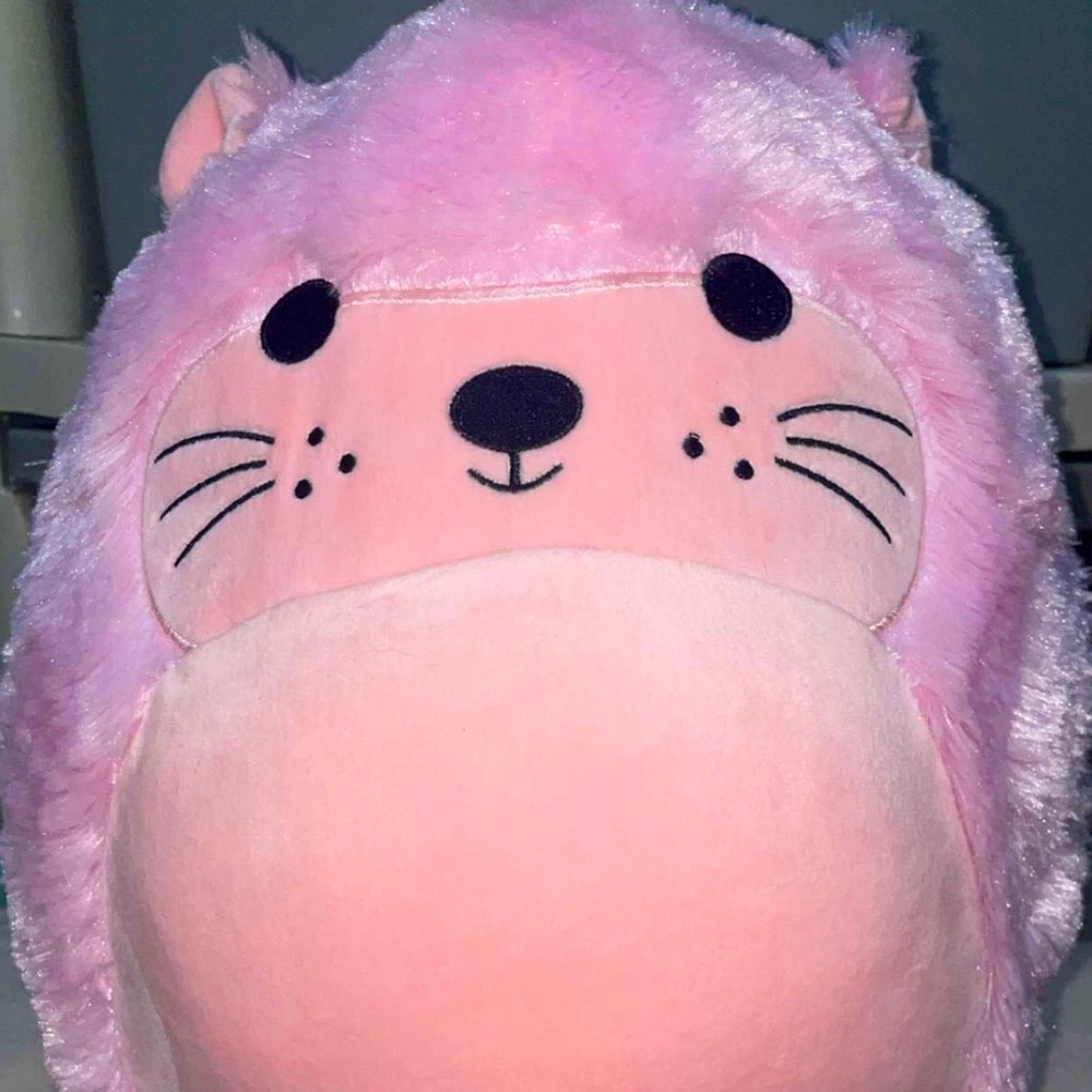 Anu the pink otter Squishmallow